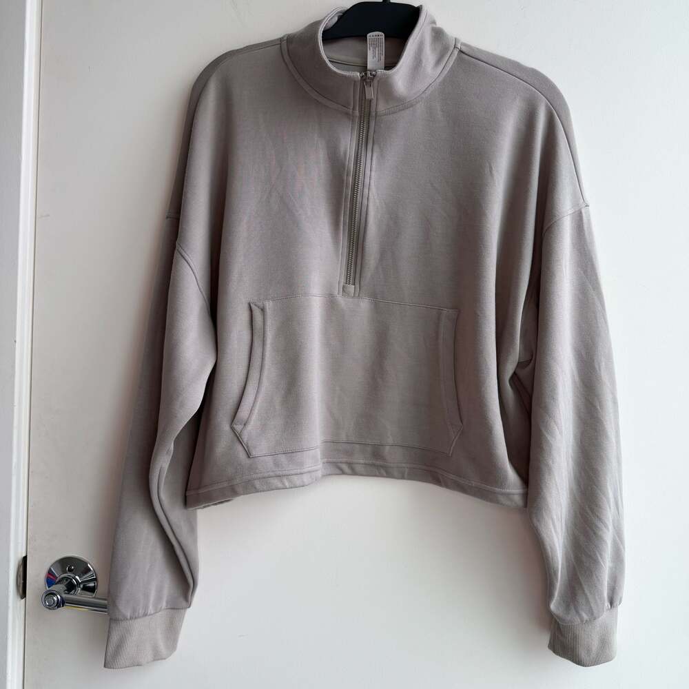 90 Degree by Reflex Softlite Scuba Nadia Half Zip Pullover Size L